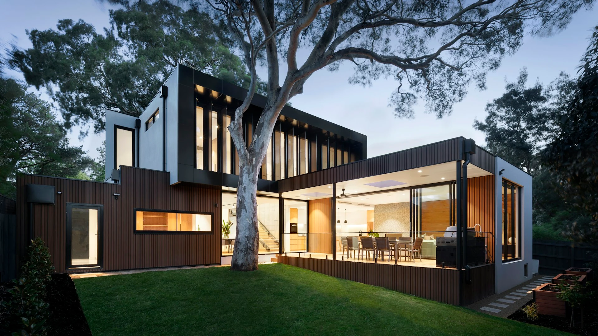Beautiful modern roof with clean architectural design